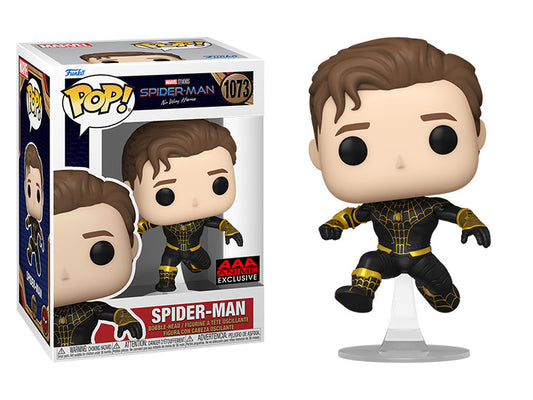 Funko Pop! Marvel: Spider Man No Way Home: Spider-Man Black Suit (AAA Exclusive) (Box Imperfection)