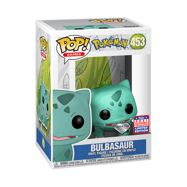 Pokemon: Diamond Bulbasaur (2021 SDCC Shared Exclusive) - Shak's Pop Shop