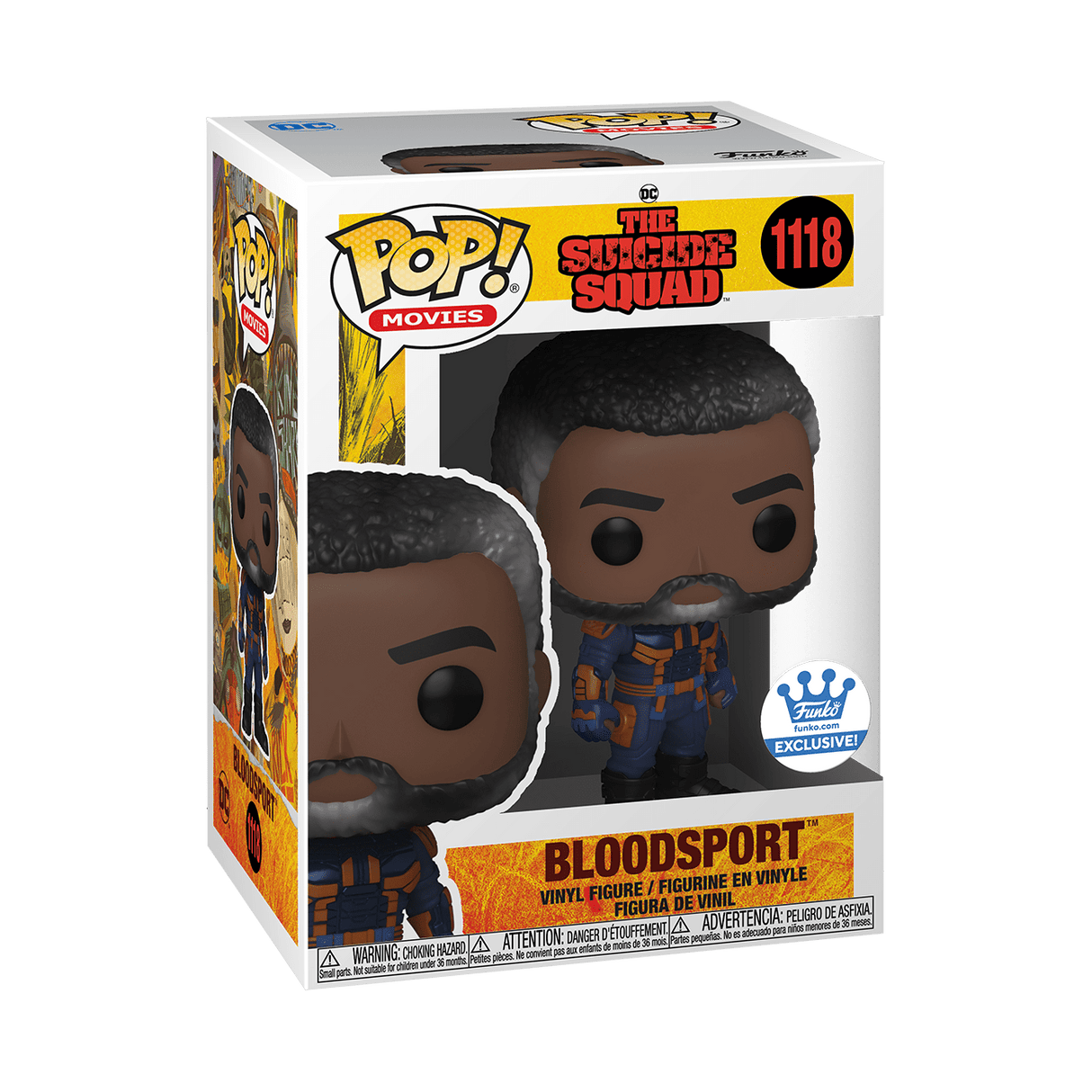 Funko Pop! Movies: Suicide Squad: Bloodsport Unmaksed (Funko Shop Exclusive) (Box Imperfection)