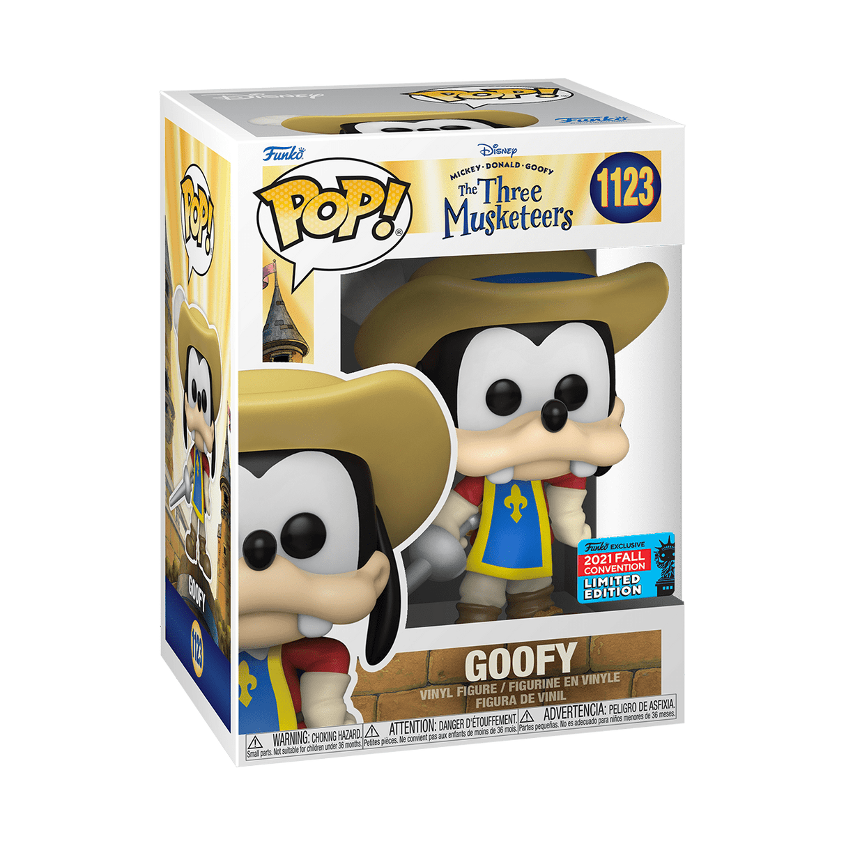 Funko Pop! Disney: The Three Musketeers: Goofy (2021 NYCC Shared Exclusive)