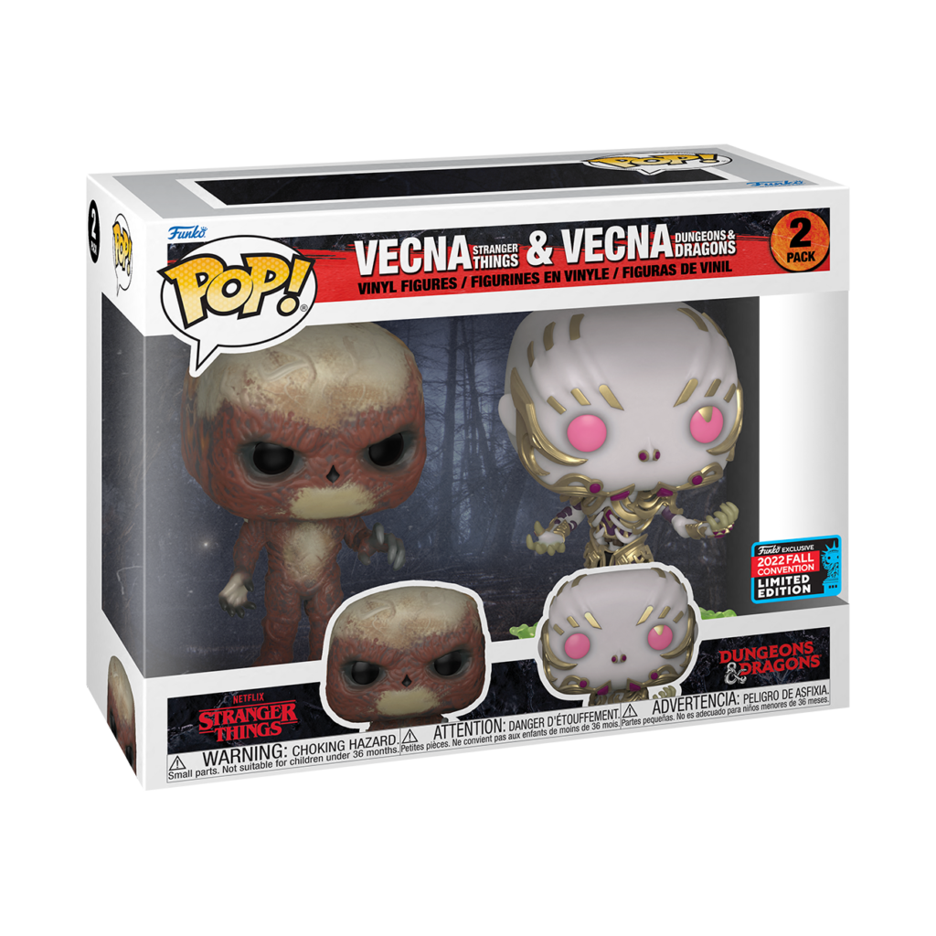 Funko Pop! Venca (Stranger Things) & Vecna (Dungeons & Dragons) (2 Pack) (2022 NYCC Shared Sticker)