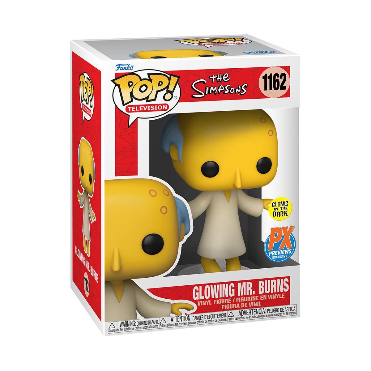 Funko Pop! Animation: The Simpsons: Mr.Burns (Glow) (PX Exclusive) (Common)