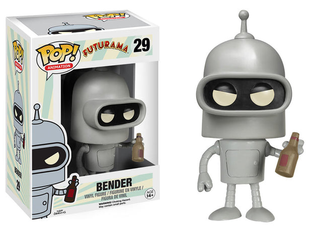 Animation: Futurama: Bender (Minor Box Imperfection) - Shak's Pop Shop