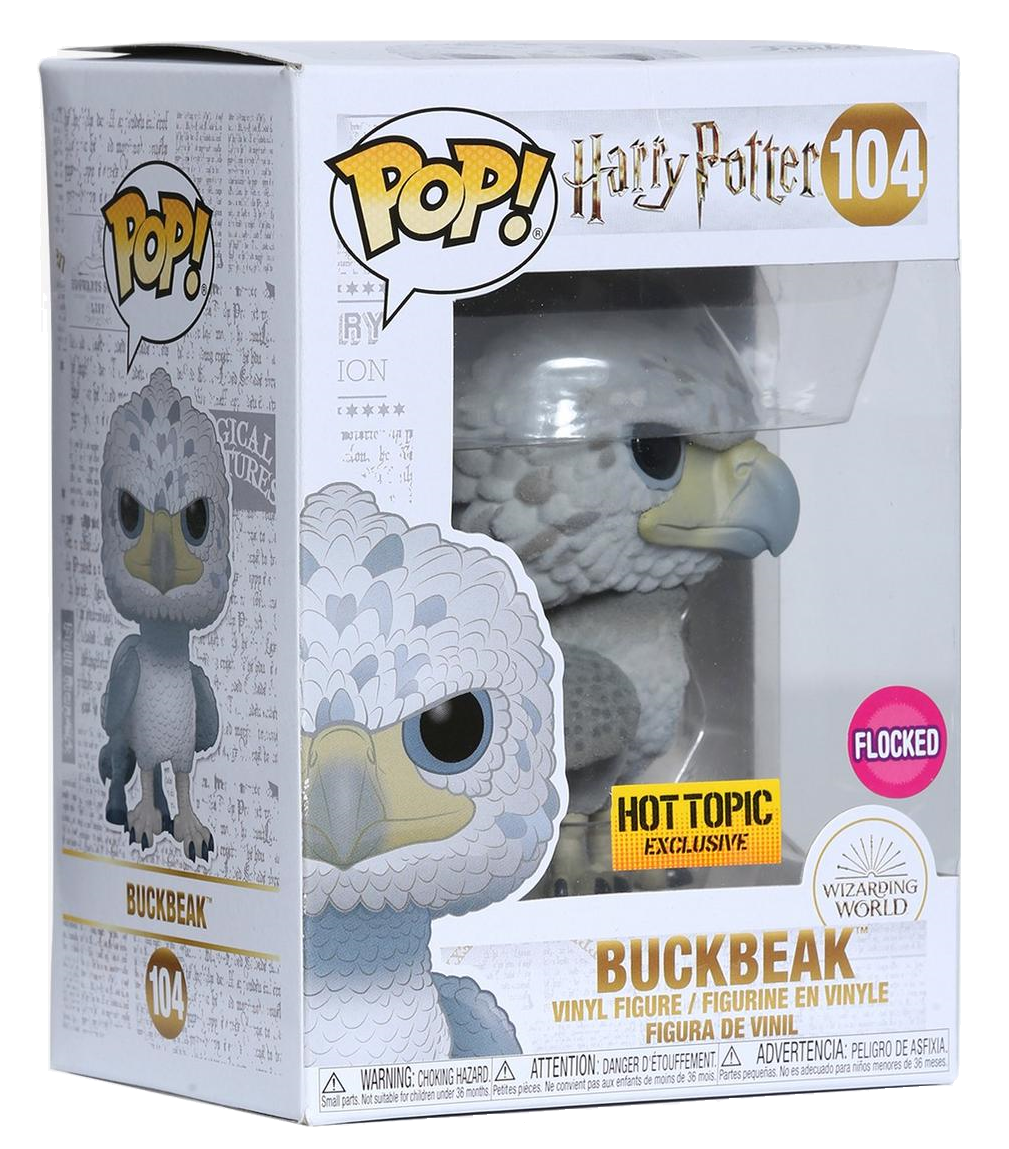 Movies: Harry Potter: Buckbeak (Black Eyes) (Flocked) (Hot Topic Exclusive) - Shak's Pop Shop
