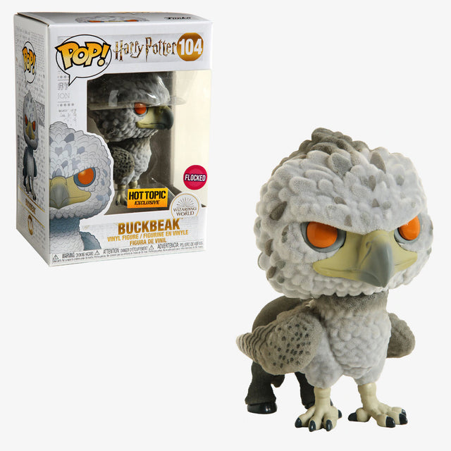 Movies: Harry Potter: Buckbeak (Orange Eyes) (Flocked) (Hot Topic Exclusive) - Shak's Pop Shop