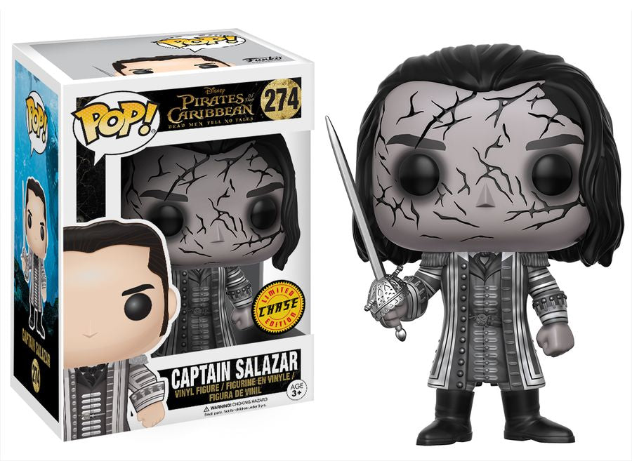 Funko Pop! Disney: Pirates Of The Caribbean: Captain Salazar (Ghost) (Chase)