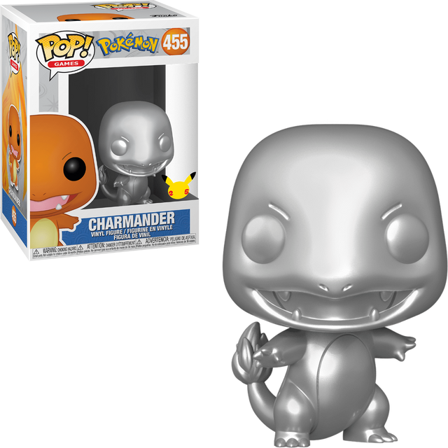 Games: Pokemon: Charmander (Silver Metallic) - Shak's Pop Shop