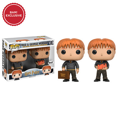Movies: Harry Potter: Fred and George Weasley (2 Pack) (BAM Exclusive) - Shak's Pop Shop