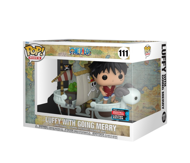 Funko Pop! Rides: One Piece: Luffy With Going Merry (2022 Fall Convention Shared Exclusive) - Shak's Pop Shop