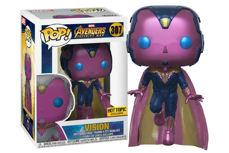 Funko Pop! Marvel: Avengers Infinity War: Vision (Hot Topic Exclusive)