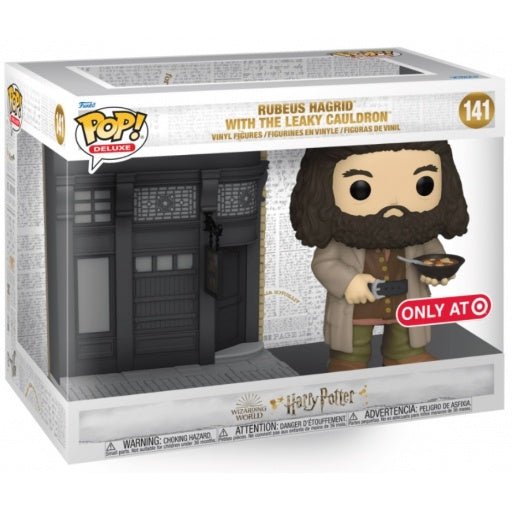 Deluxe: Harry Potter Diagon Alley: Rubeus Hagrid with The Leaky Cauldron (Target Exclusive) - Shak's Pop Shop