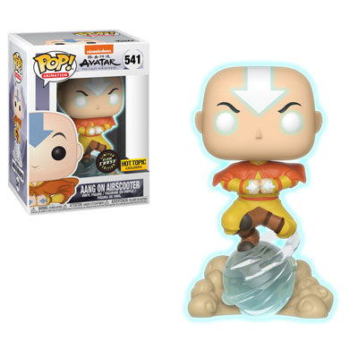 Funko Pop! Animation: Avatar: Aang on AirsScooter (Glow Chase) (Hot Topic Exclusive)