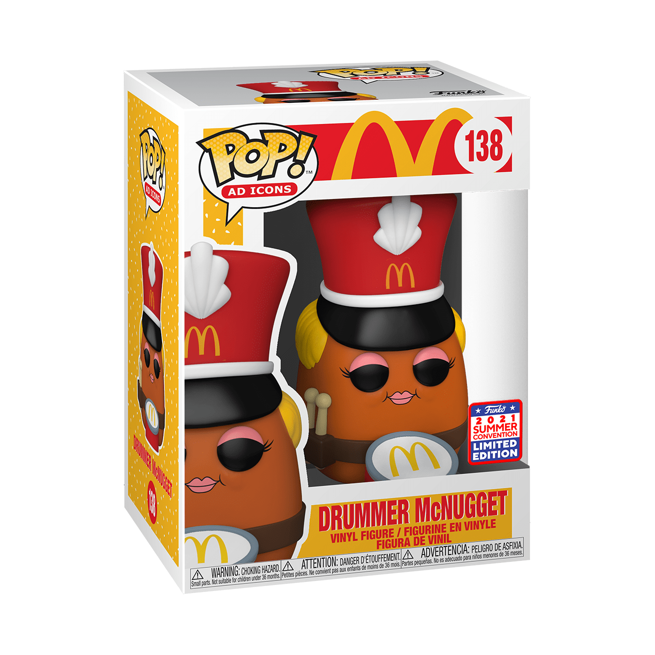 Funko Pop! Ad Icons: Drummer McNugget (2021 SDCC Shared Exclusive)