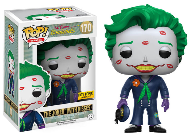 Funko Pop! Heroes: DC Bombshells: The Joker (With Kisses) (Hot Topic Exclusive) - Shak's Pop Shop