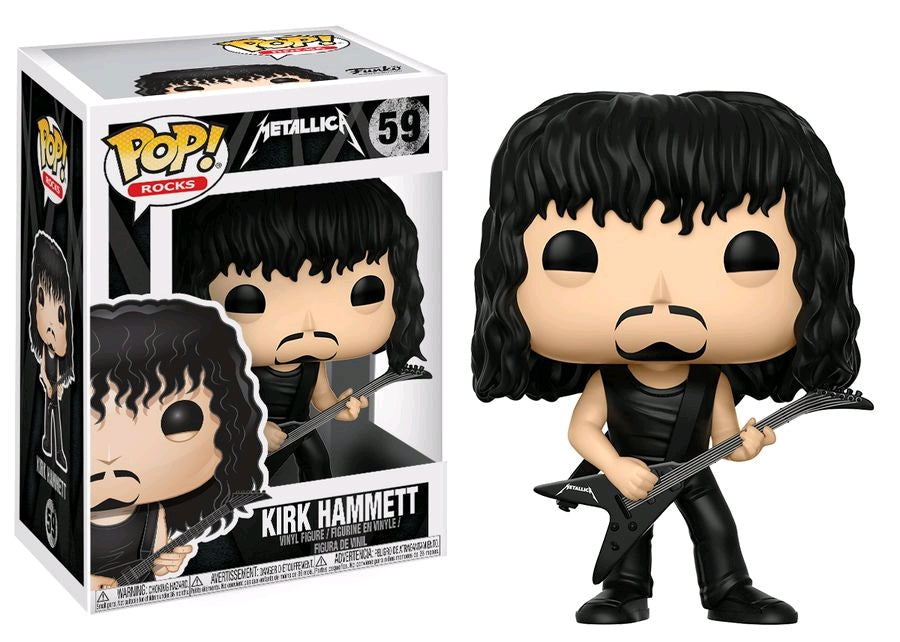 Funko Pop! Rocks: Metallica: Kirk Hammett (Box Imperfection)