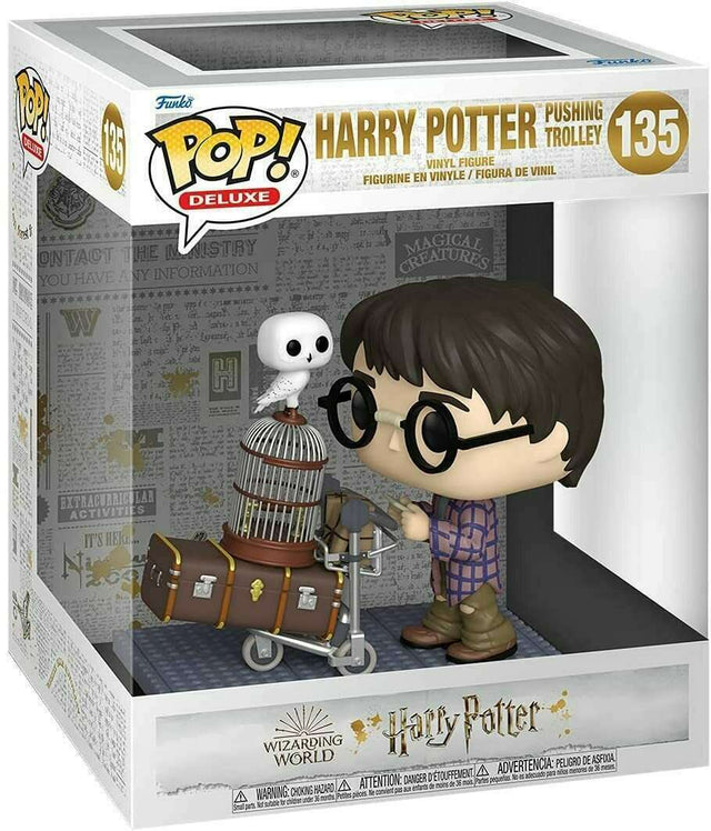 Deluxe: Harry Potter: Harry Potter Pushing Trolly - Shak's Pop Shop