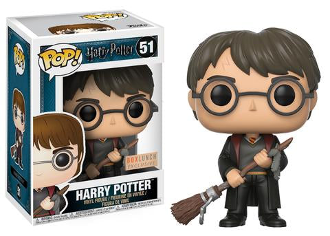 Funko Pop! Movies: Harry Potter: Harry Potter (Firebolt) (BoxLunch Exclusive) (Box Imperfection)