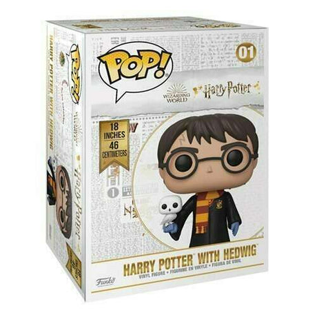 Funko Pop! Harry Potter With Hedwig (Mega 18") - Shak's Pop Shop