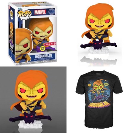 Pop! & Tee: Animated Spider-Man: Hobgoblin GITD (Target Exclusive)