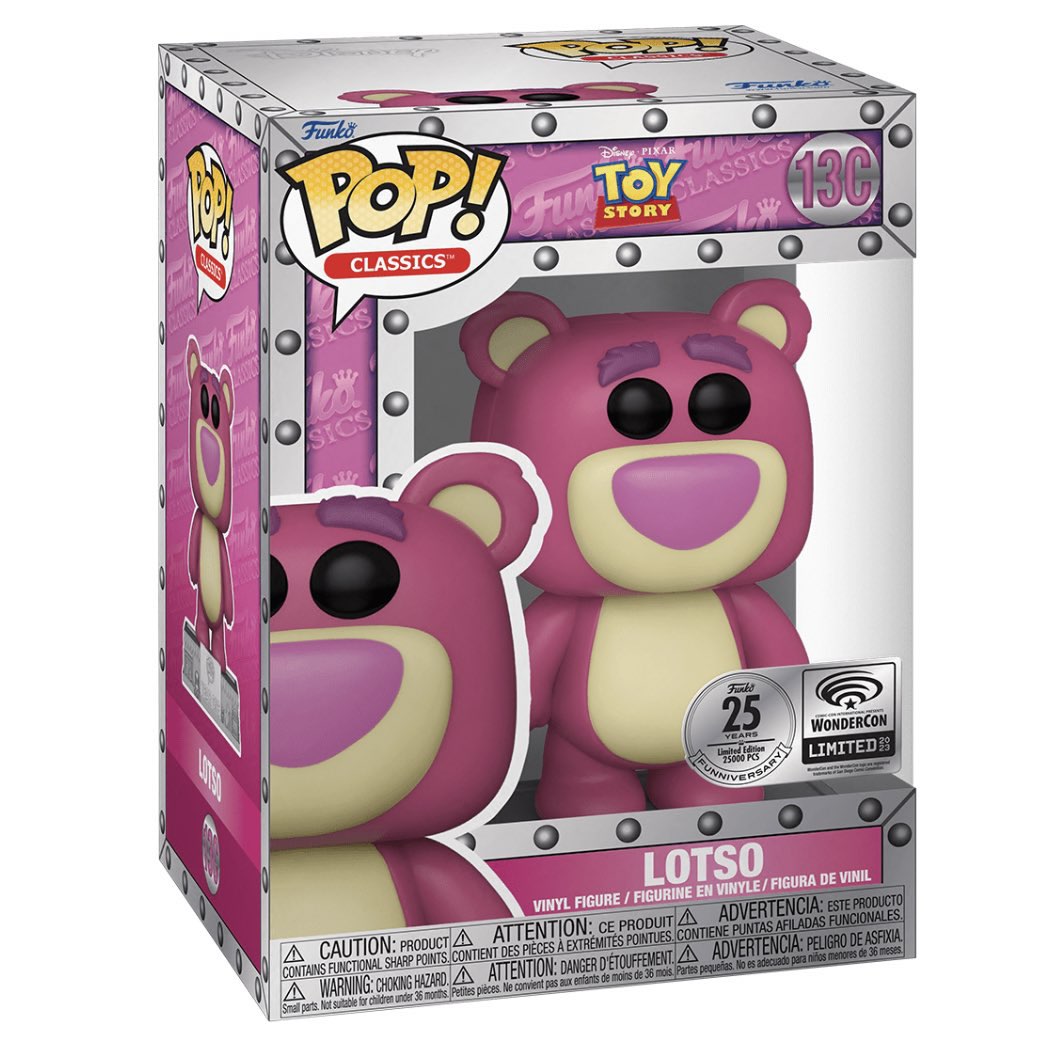 Funko Pop! Classics: Disney's Toy Story: Lotso (2023 WonderCon Con Sticker L.E 25,000)