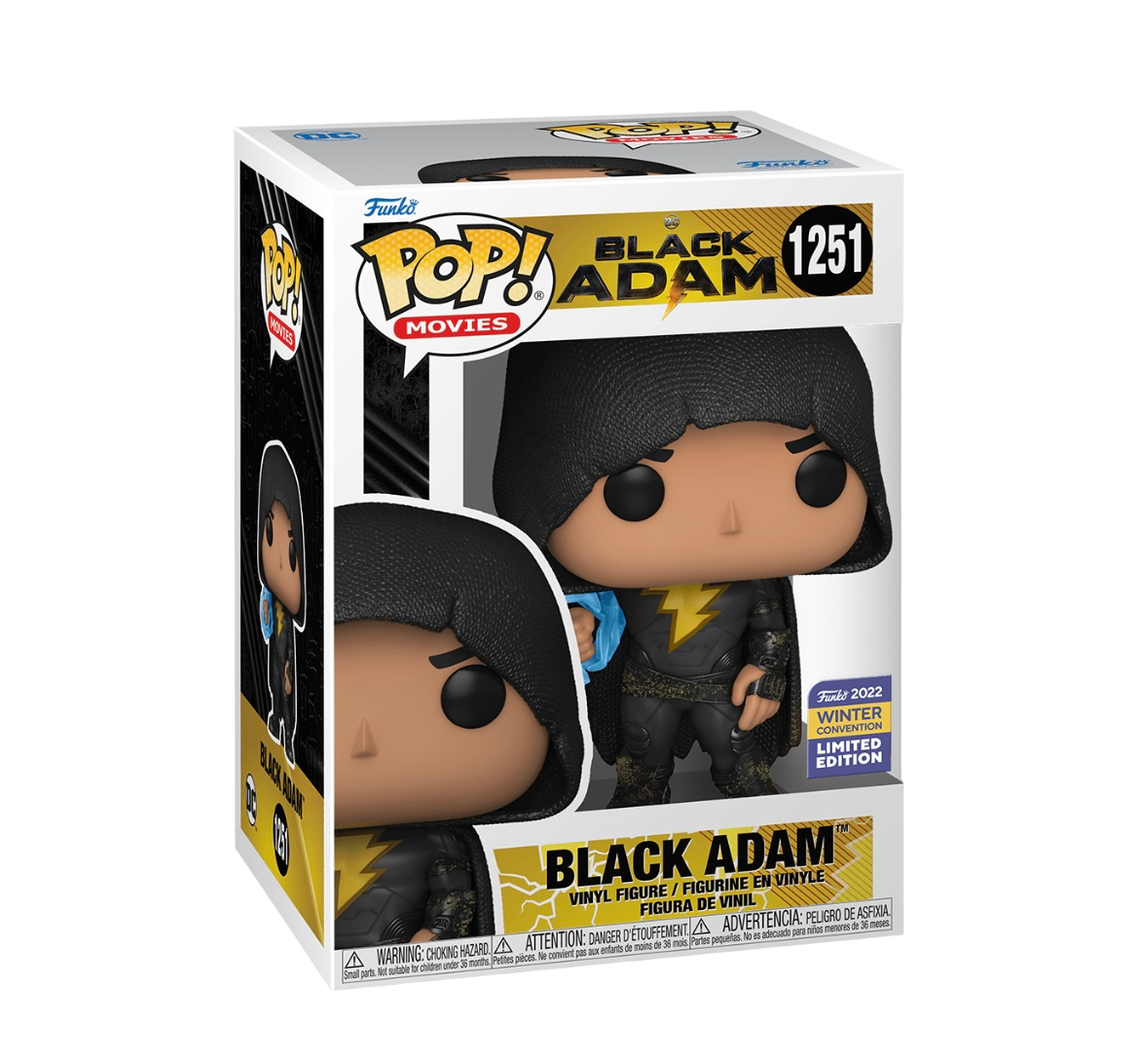 Movies: Black Adam: Black Adam (2022 Winter Convention Shared Exclusive) - Shak's Pop Shop