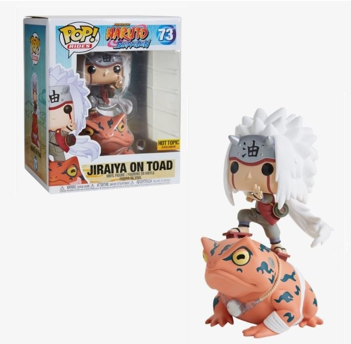 Funko Pop! Animation: Naruto Shippuden: Jiraiya on Toad (Hot Topic Exclusive) (Box Imperfection)
