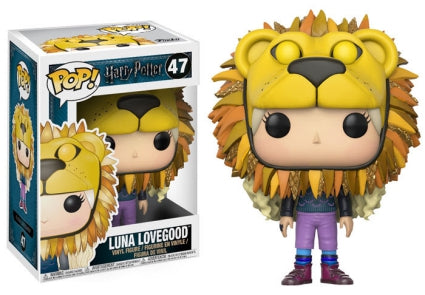 Funko Pop! Movies: Harry Potter: Luna Lovegood (Lion Hat) (Box Imperfection)