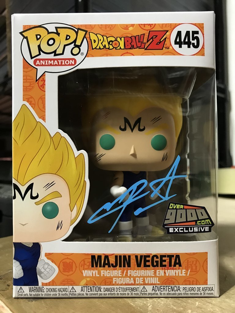 Funko Pop! Animation: Dragon Ball Z: Majin Vegeta (Signed - Blue) (Over 9000 Exclusive)