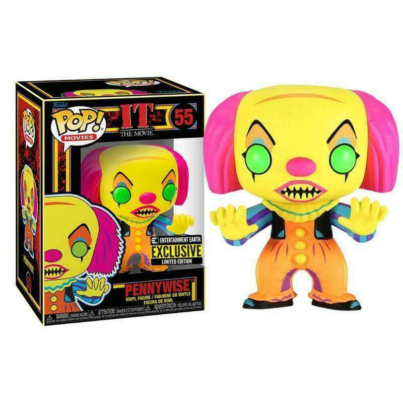 Movies: IT: Pennywise (Blacklight) (Entertainment Earth Exclusive) - Shak's Pop Shop