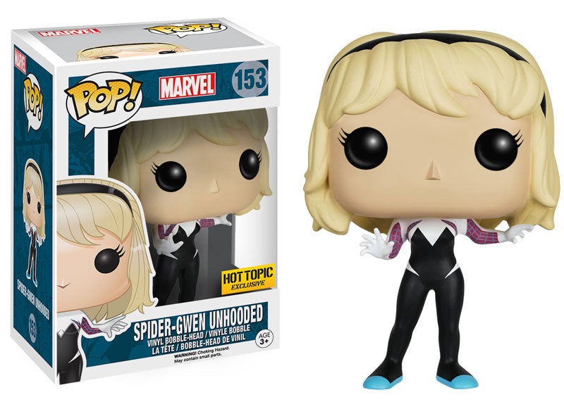 Funko PoP! Marvel: Spider-Gwen Unhooded (Hot Topic Exclusive)