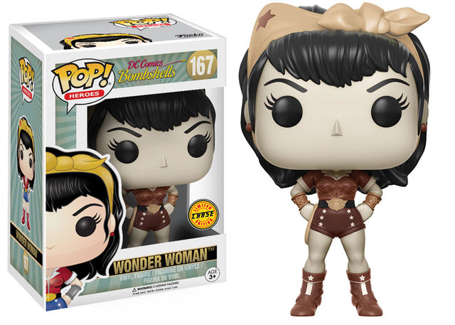 Heroes: DC Bombshells: Wonder Woman (Chase) - Shak's Pop Shop