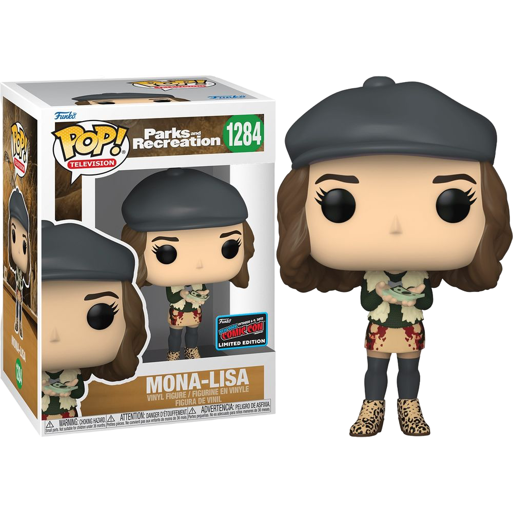 Funko Pop! Television: Parks & Rec: Mona Lisa Saperstein (2022 NYCC Con Sticker)