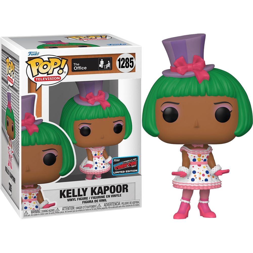 Funko Pop! Television: The Office: Halloween Kelly Kapoor (2022 NYCC Con Sticker)