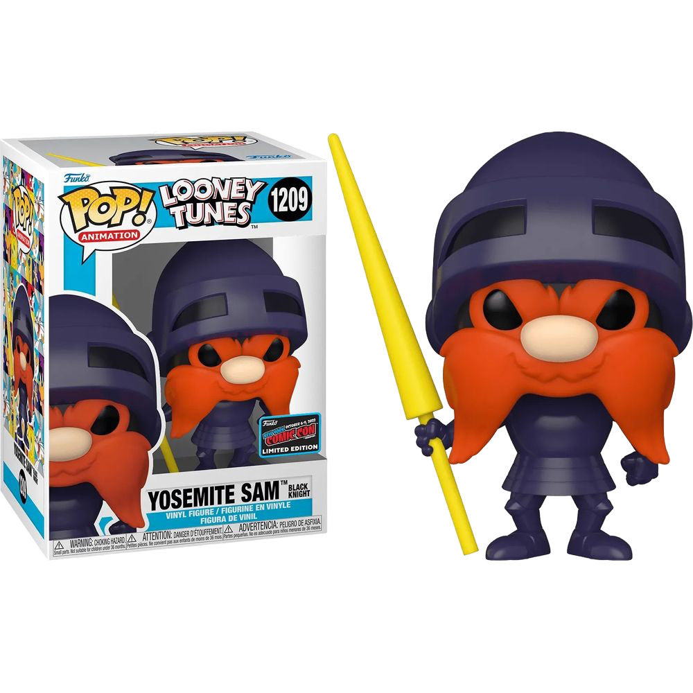 Funko Pop! Animation: Looney Tunes: Yosemite Sam Black Knight (2022 NYCC Con Sticker)