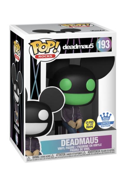Funko Pop! Rocks: Deadmau5 (Glow in the Dark) (Popcultcha Sticker)