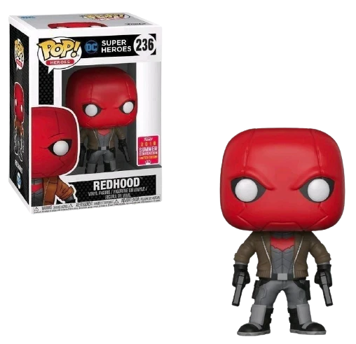 Red Hood figure from Heros series by Shak's Pop Shop, SDCC 2018 Summer Convention exclusive collectible toy.