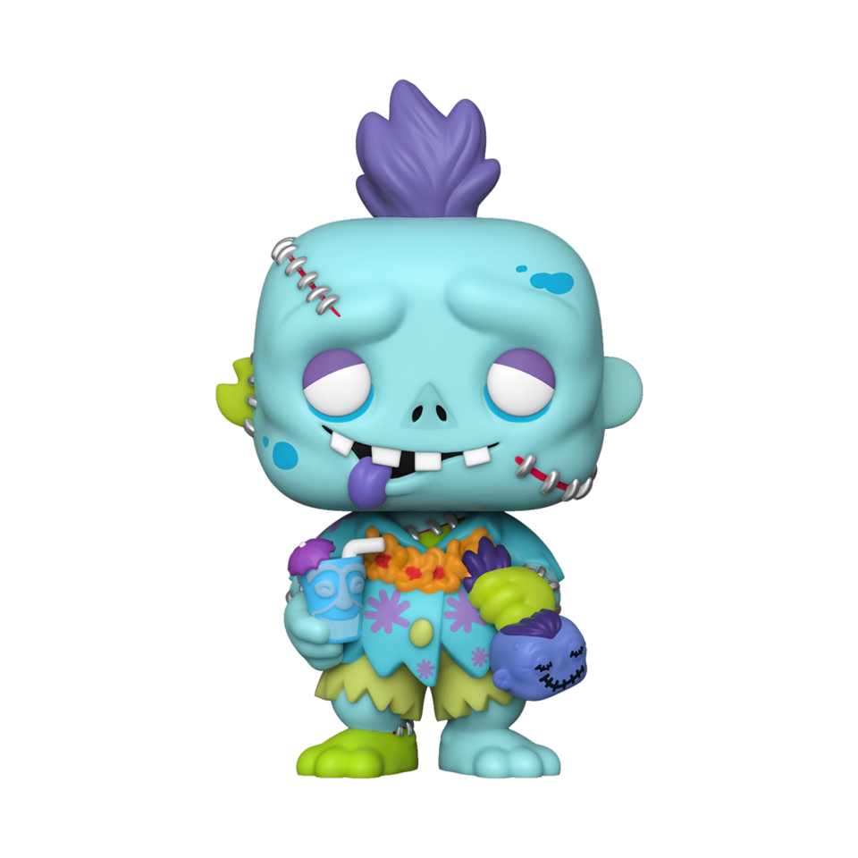 Trader Grim Funko Shop collectible figure by Shak's Pop Shop, featuring a detailed black and white grim reaper design.