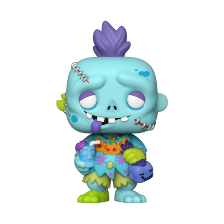 Trader Grim Funko Shop collectible figure by Shak's Pop Shop, featuring a detailed black and white grim reaper design.