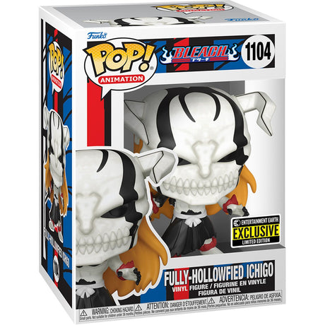 Funko Pop! Bleach Fully Hollowfied Ichigo figure with box imperfection, from Shak's Pop Shop, exclusive Entertainment Earth collectible.