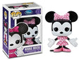 Disney Minnie Mouse Funko Pop! collectible figure with classic red bow and cheerful expression, from Shak's Pop Shop.