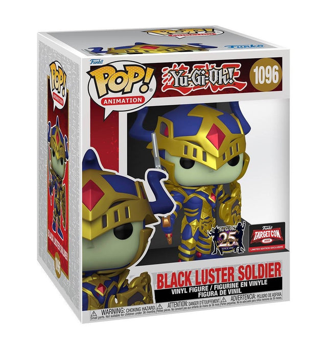 Funko Pop! Animation Yu-Gi-Oh Black Luster figure, 6-inch collectible with detailed character design, exclusive to Target.