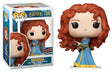 Funko Pop! Disney Brave Merida with Bow and Arrows figure, featuring NYCC con sticker, from Shak's Pop Shop.