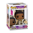 Gold Funko Pop! Disney Princess Tiana figure, collectible vinyl toy from Disney Princess series, with detailed features and distinctive design.