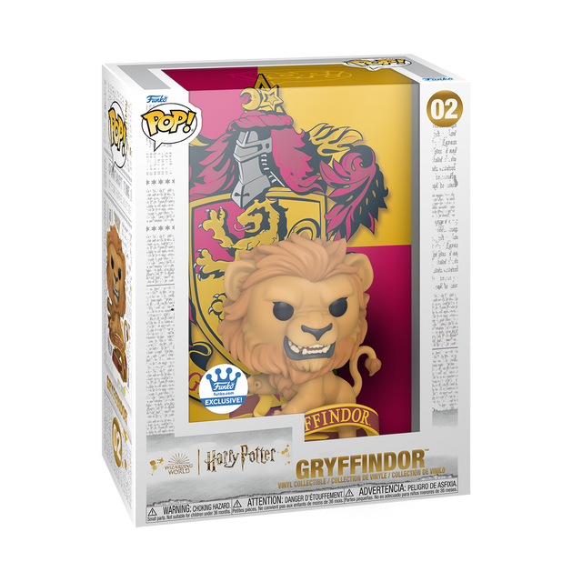 Funko Pop! Harry Potter Gryffindor figure from Shak's Pop Shop, featuring Harry in his Gryffindor robes with wand.