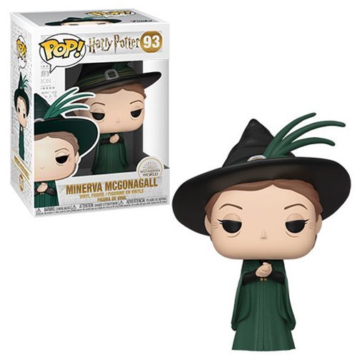 Funko Pop! figure of Minerva McGonagall from Harry Potter Yule Ball, collectible toy by Shak's Pop Shop featuring detailed character design.