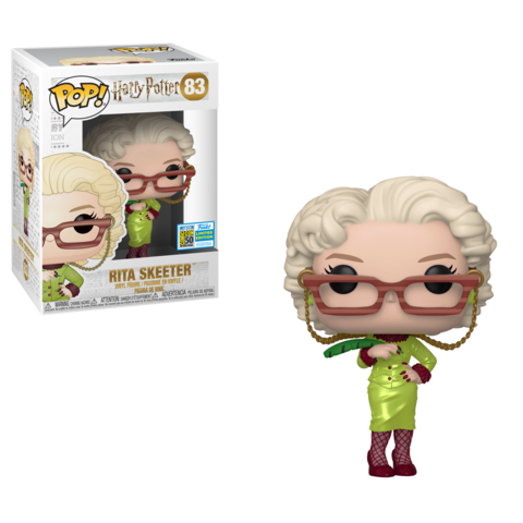 Funko Pop! Harry Potter Rita Skeeter collectible figure, 2019 SDCC Convention Exclusive, from Shak's Pop Shop.