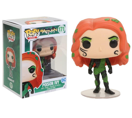 Funko Pop! Heroes Batman Poison Ivy New 52 figure with minor imperfections, collectible vinyl toy from Shak's Pop Shop.