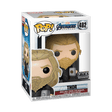 Funko Pop! Marvel Avengers Endgame Thor figure with Mjolnir and Stormbreaker, collectible vinyl toy from Shak's Pop Shop.