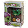 Funko Pop! Marvel Green Goblin Chase Metallic figure from Walgreens Exclusive, featuring a detailed collectible with vibrant colors.