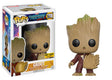 Funko Pop! Marvel Groot with Patch in Ravager suit collectible figure, featuring Groot's detailed design in exclusive Hot Topic style.